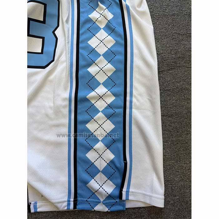 Camiseta NCAA North Carolina Tar Heels Michael Jordan NO 23 Blanco